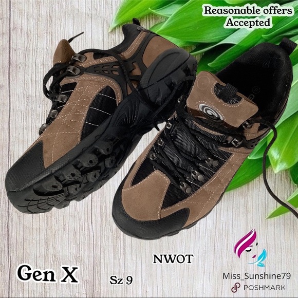 GEN X Other - GEN X - new without tag - Sz 9 - waterproof Hiking shoe men sturdy comfy